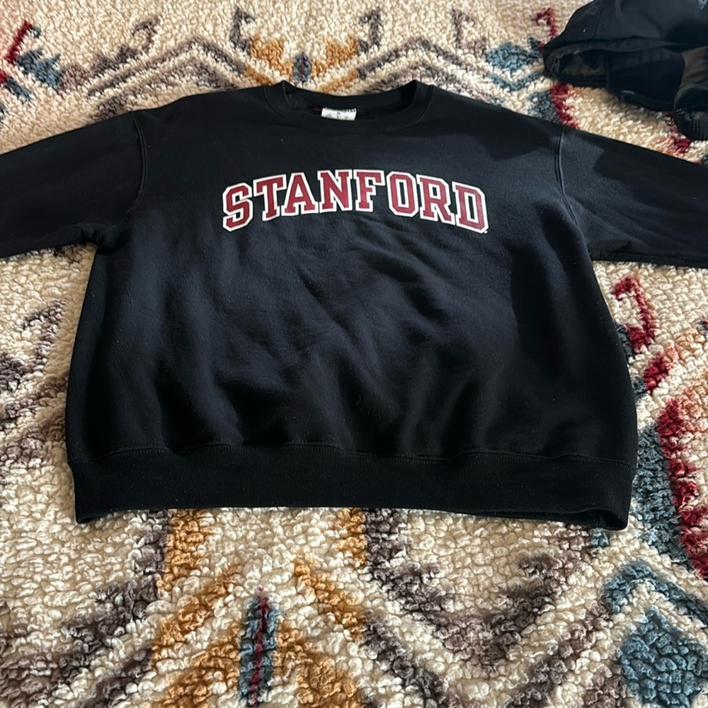 Black Stanford sweatshirt size M, unisex